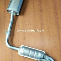 Marmitta centrale e finale Autobianchi A112 Abarth