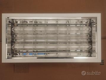 Lampada con tubi luce per uffici-stanze-cucina