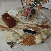 tavolo di marmo onice tavolino da salotto