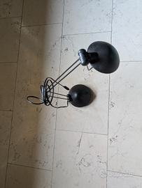 lampada nera da scrivania usata 