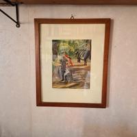 Dipinto "Venditore di pappagalli"