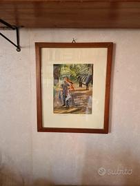 Dipinto "Venditore di pappagalli"