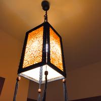 Paralume (lampadario)  interni handmade caldo