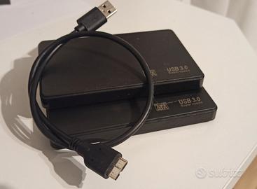 3 hard disk 2,5" + case USB 3.0