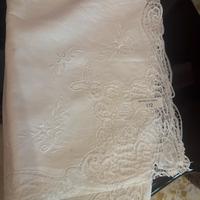 parure ricamata di fine pizzo cantù