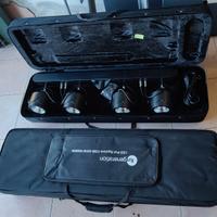 Set luci led RGB 40W + stativi