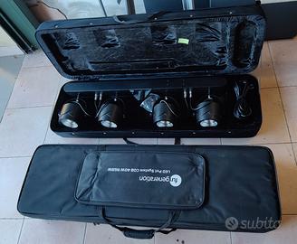 Set luci led RGB 40W + stativi