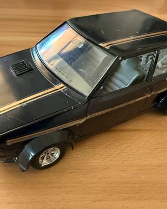 Macchina modellino auto abarth nera burago vintage