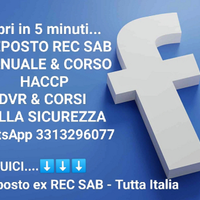 Preposto rec sab haccp dvr rspp