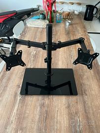 Supporto doppio monitor