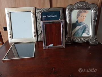 cornici vintage argento e silver 