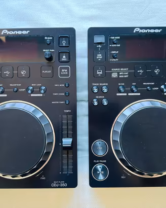 2 Pioneer CDJ-350 + cavi RCA e CONTROL
