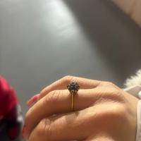 Anello in oro 18kt e granato