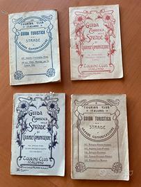 Lotto quattro guide turistiche Touring Club Italia