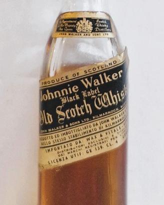 Mignon Johnnie Walker Black Label 12 Years Vintage