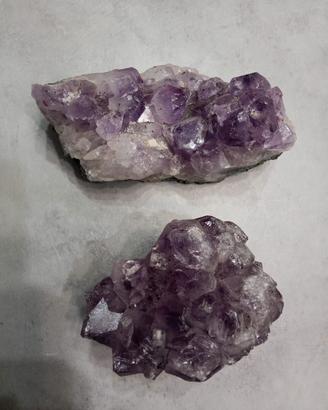 Coppia di bellissime druse di Ametista