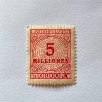 Francobollo Germania Impero Tedesco 5 milioni