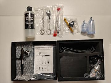 aerografo+ kit pulizia 
