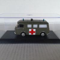 MODELLO FIAT 238 AMBULANZA POLIZIA IN TECA