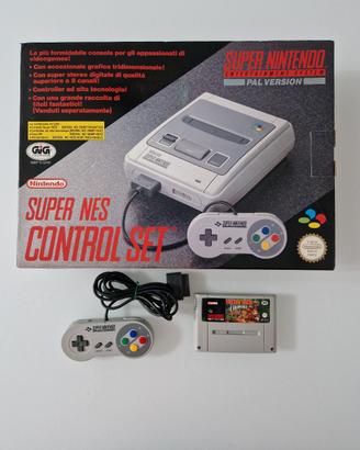 Super Nintendo SNES Versione Pal 1chip boxato GIG 