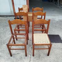 Sedie in legno