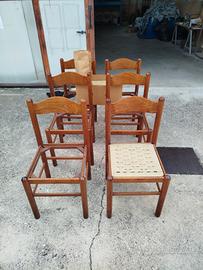 Sedie in legno