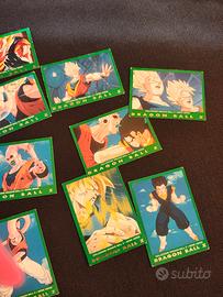 collezione carte Dragon Ball Z serie verde