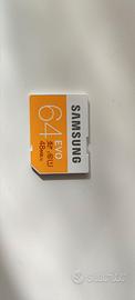 SD Samsung 64 gb CID PROGRAMMABILE