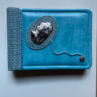 Album fotografico neonati con dettaglio argento