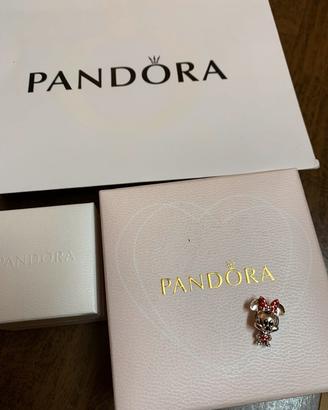 PANDORA Disney Charm Minnie abito e fiocco a pois
