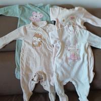 Set n. 4 tutine bimba tg 3-6 cm 62 