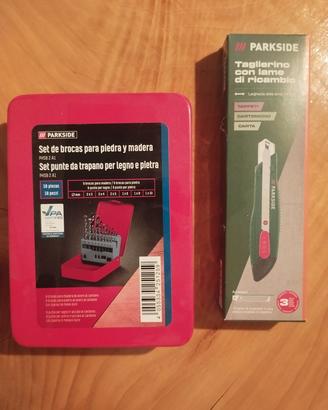 set punte legno/muro + taglierino