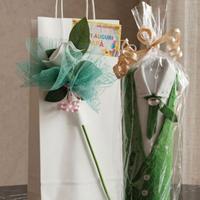 Bottiglia di vino vestita