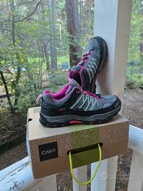 scarpe da trekking CMP RIGEL LOW 37 grigio fucsia