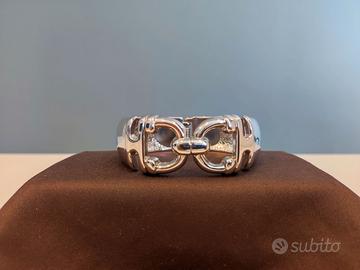 Bracciale in acciaio  argentato