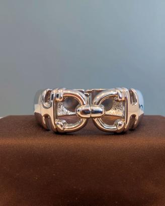 Bracciale in acciaio  argentato