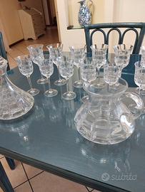 servizio bicchieri cristallo imco
