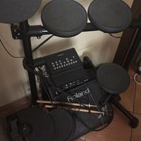 batteria Yamaha DTX + Roland  PM-10
