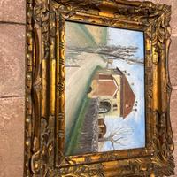 dipinto olio su tela G. Bertuzzi