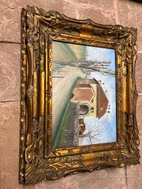 dipinto olio su tela G. Bertuzzi