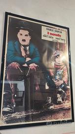 locandina stampa  Il monello Charlie Chaplin 