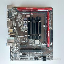 Scheda madre ASRock Q1900M con CPU J19000 RAM 8GB 