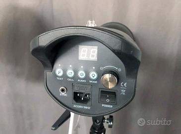 FLASH PROFESSIONALE DA STUDIO 500 WATT