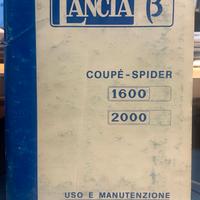 Manuale Lancia Beta Coupe Spider 1600 2000