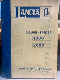 Manuale Lancia Beta Coupe Spider 1600 2000