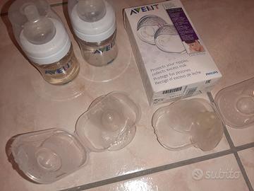 Paracapezzoli, Biberon, coppette Avent raccoglilat