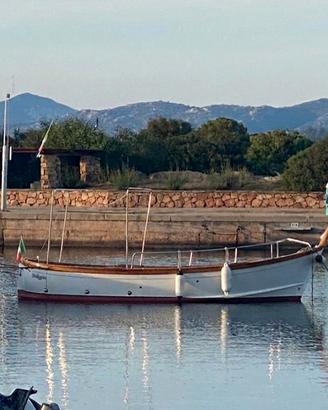 Gozzo Sciallino 19-Teak rifatto 2019-No Patente