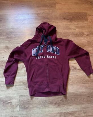 Felpa con cappuccio Oxford University bordeaux