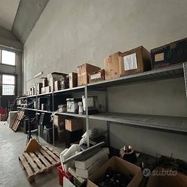 Scaffalatura metalicca ad incastro 14 mt  x  0,80