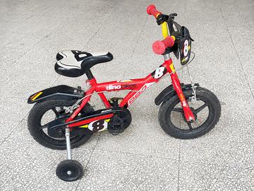 Bici bambino Dino Bikes Pro Cross 12” con rotelle
